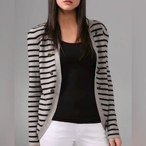 Juicy Couture Striped Cashmere Blend Sweater Size Medium
